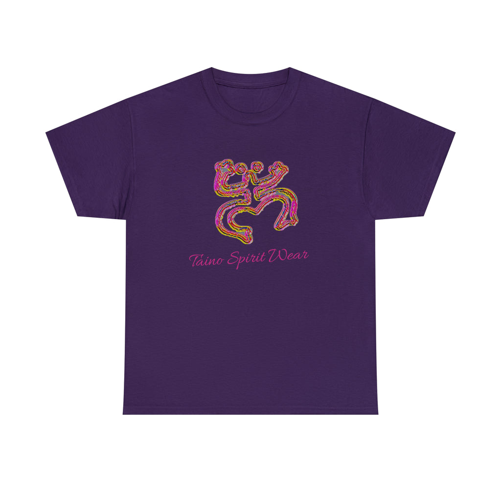 Taino/Puerto Rican Red Coqui Unisex Heavy Cotton Tee