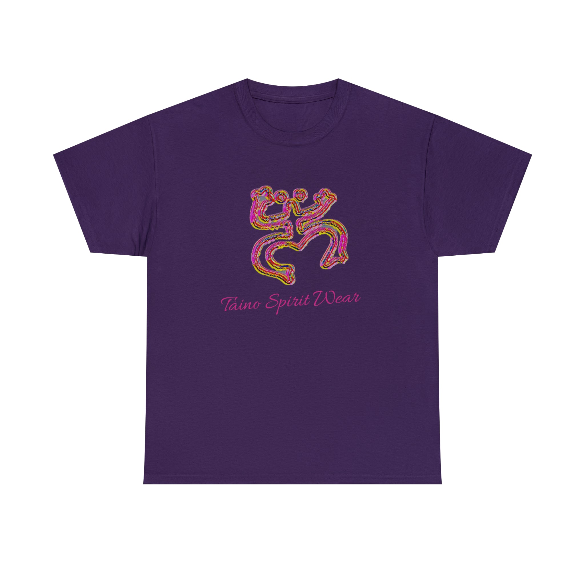 Taino/Puerto Rican Red Coqui Unisex Heavy Cotton Tee
