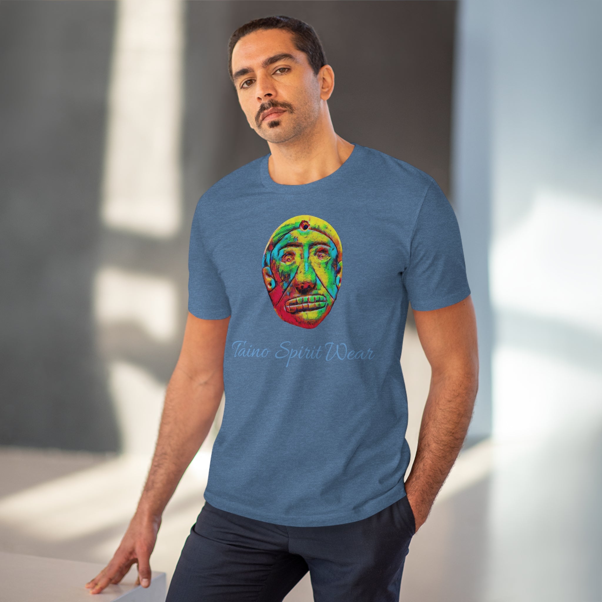 Taino Multicolored Artifact Organic Creator T-shirt - Unisex