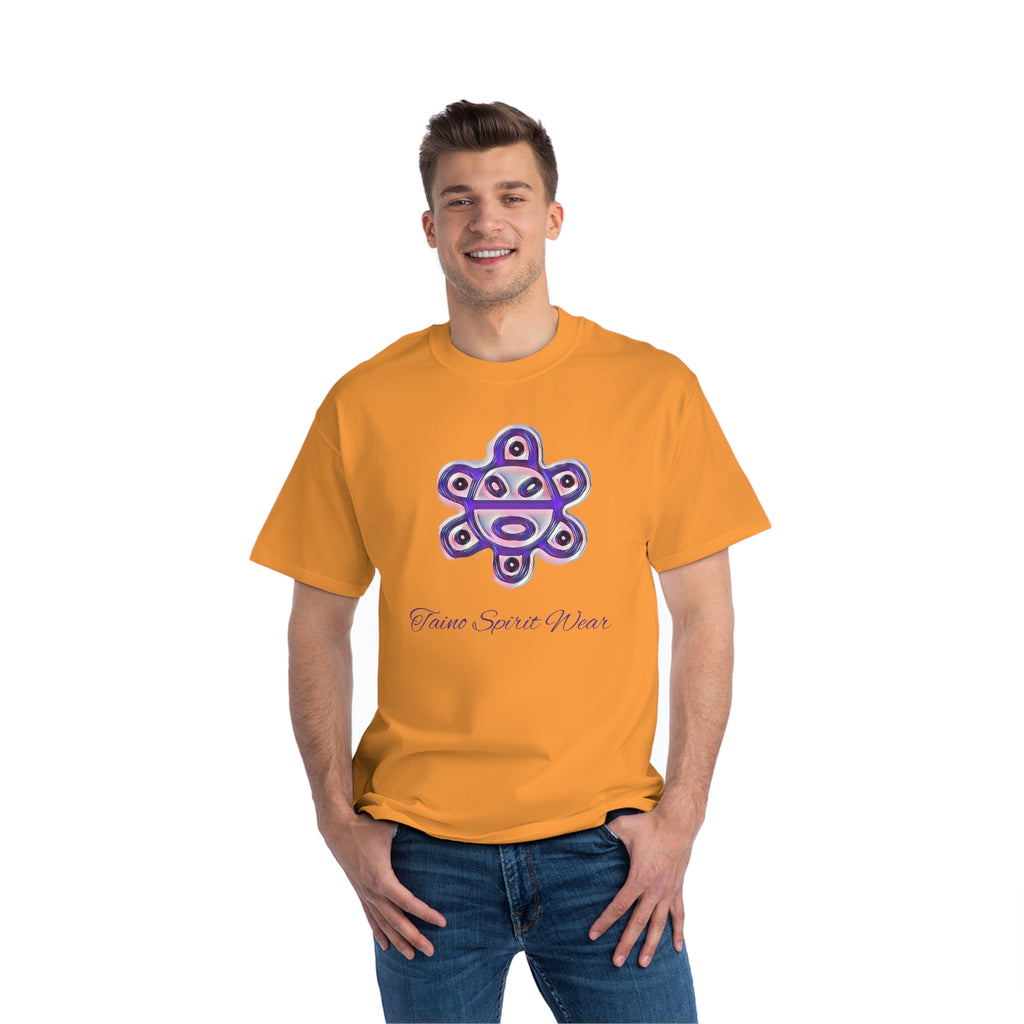 Purple Taino Sun Beefy-T®  Short-Sleeve T-Shirt