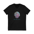 Taino Seashell Artifact Unisex Jersey Short Sleeve V-Neck Tee