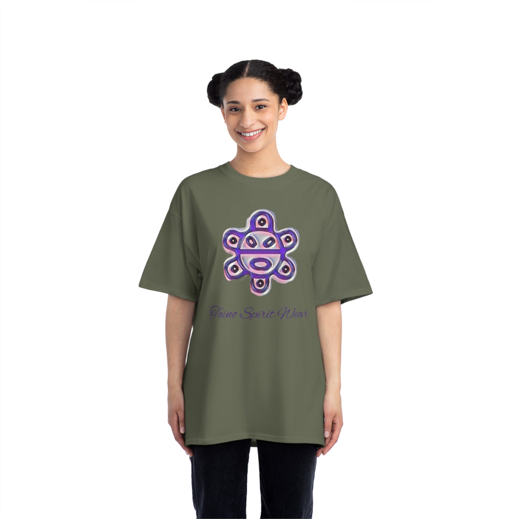 Purple Taino Sun Beefy-T®  Short-Sleeve T-Shirt