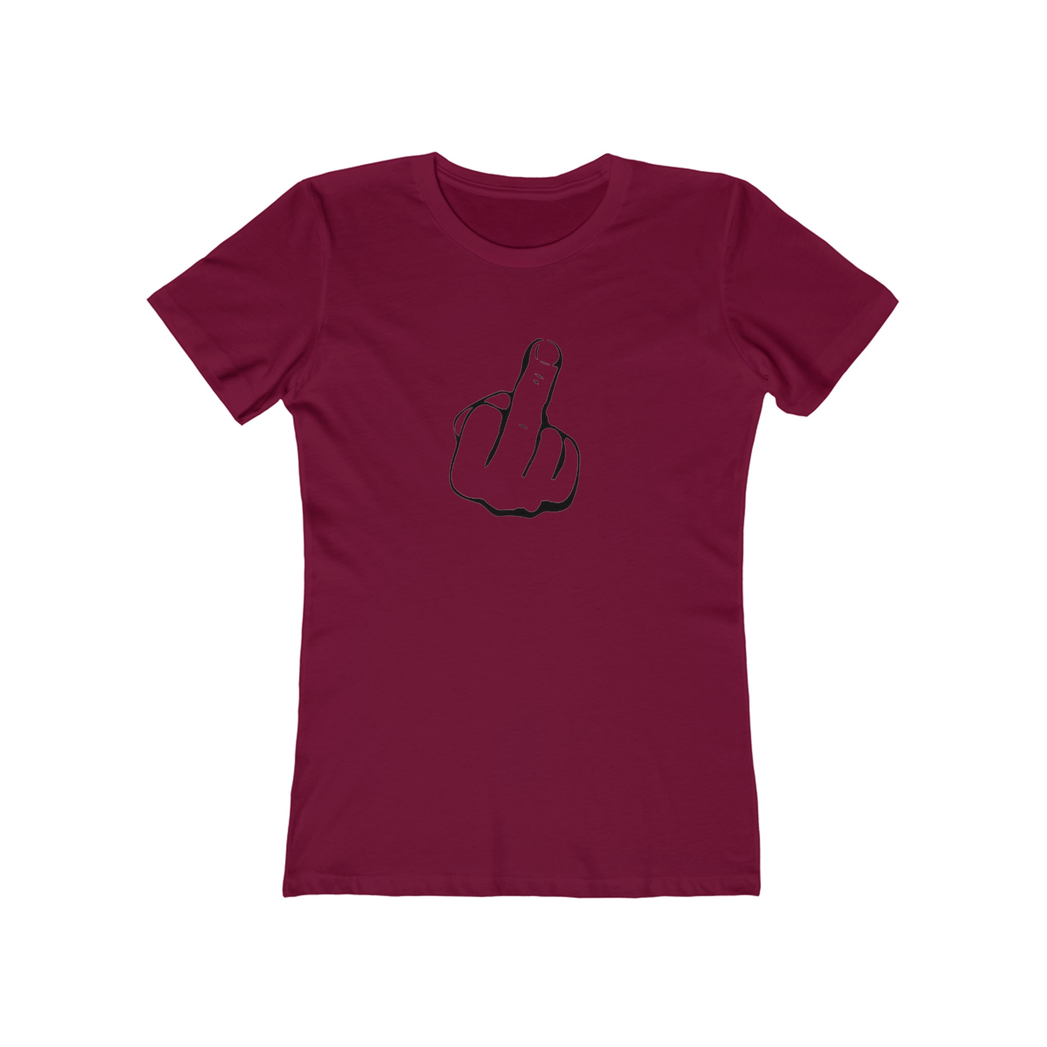 The Middle Finger Women's The Boyfriend Tee
