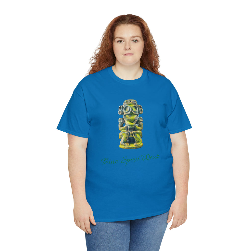 Taino Green Zemi Unisex Heavy Cotton Tee