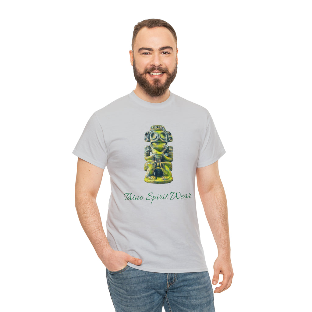 Taino Green Zemi Unisex Heavy Cotton Tee