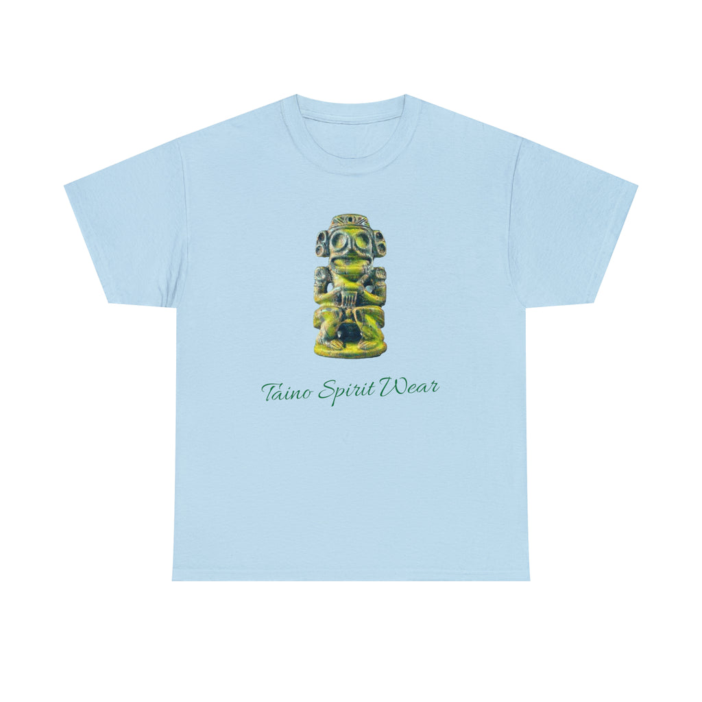 Taino Green Zemi Unisex Heavy Cotton Tee