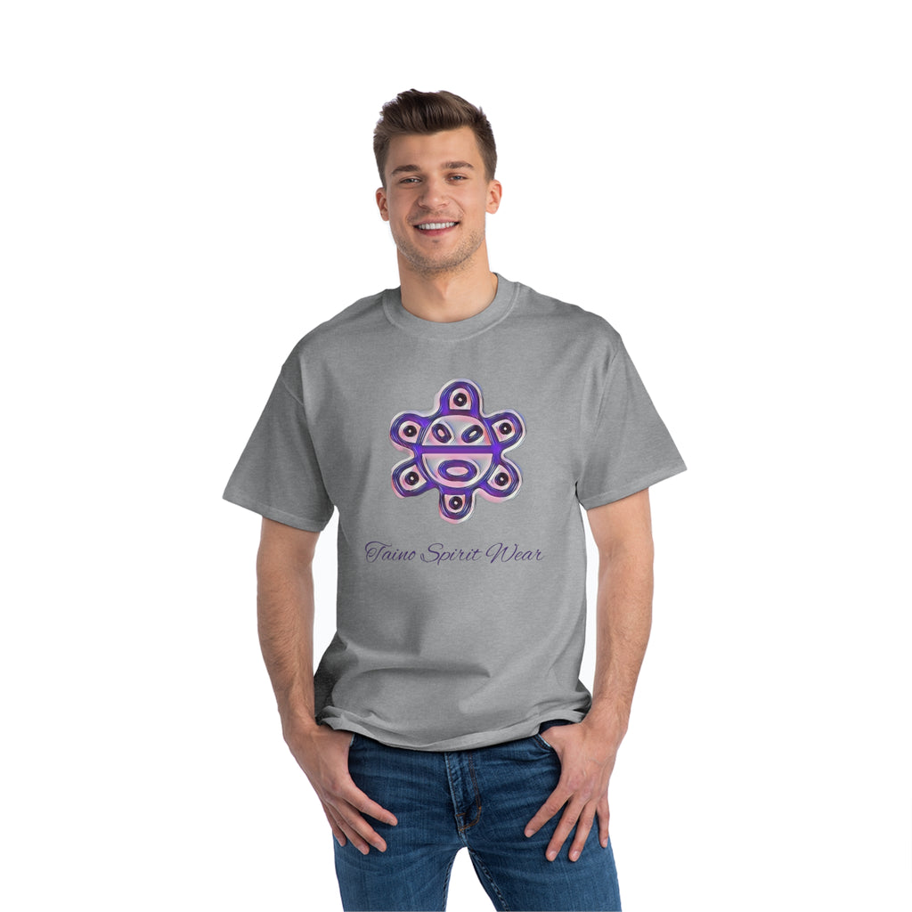 Purple Taino Sun Beefy-T®  Short-Sleeve T-Shirt