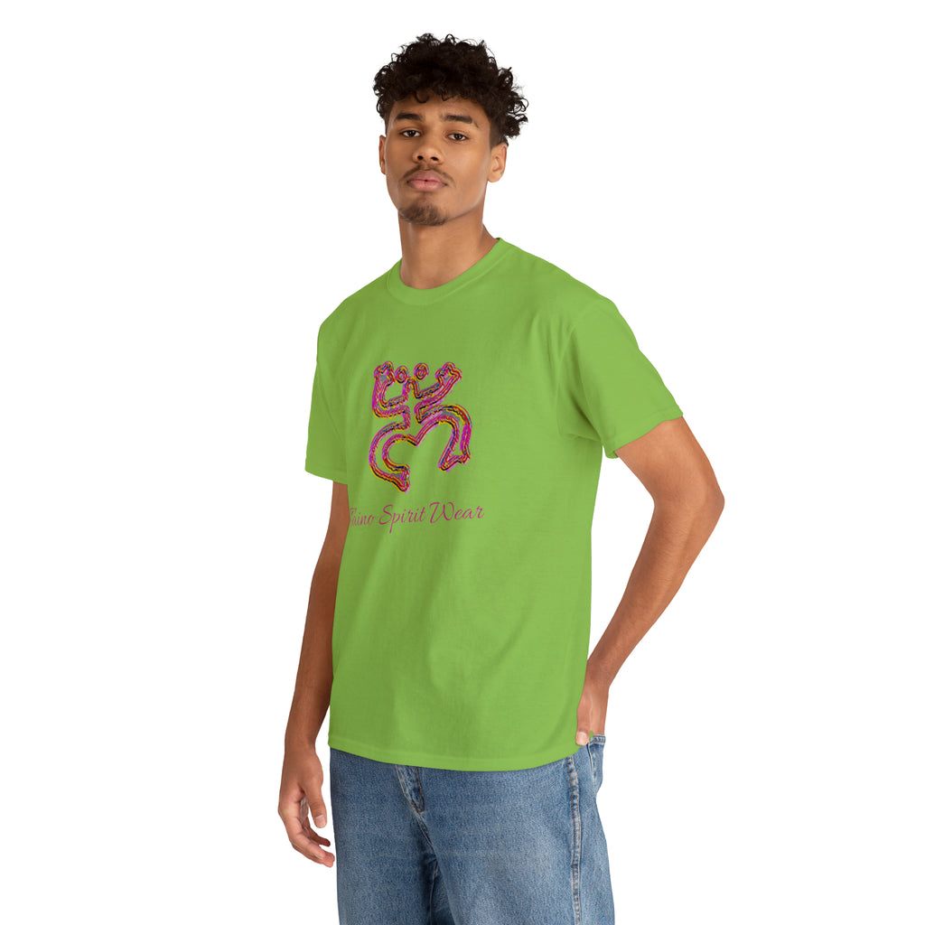 Taino/Puerto Rican Red Coqui Unisex Heavy Cotton Tee