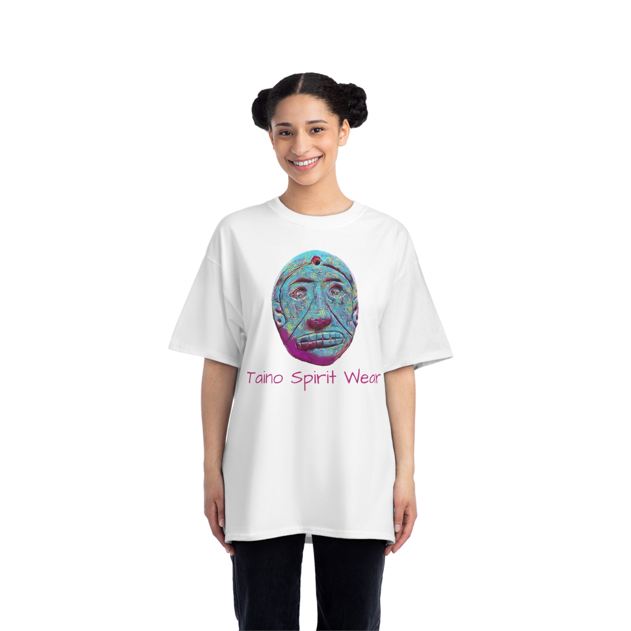 Blue Taino Artifact Beefy-T®  Short-Sleeve T-Shirt
