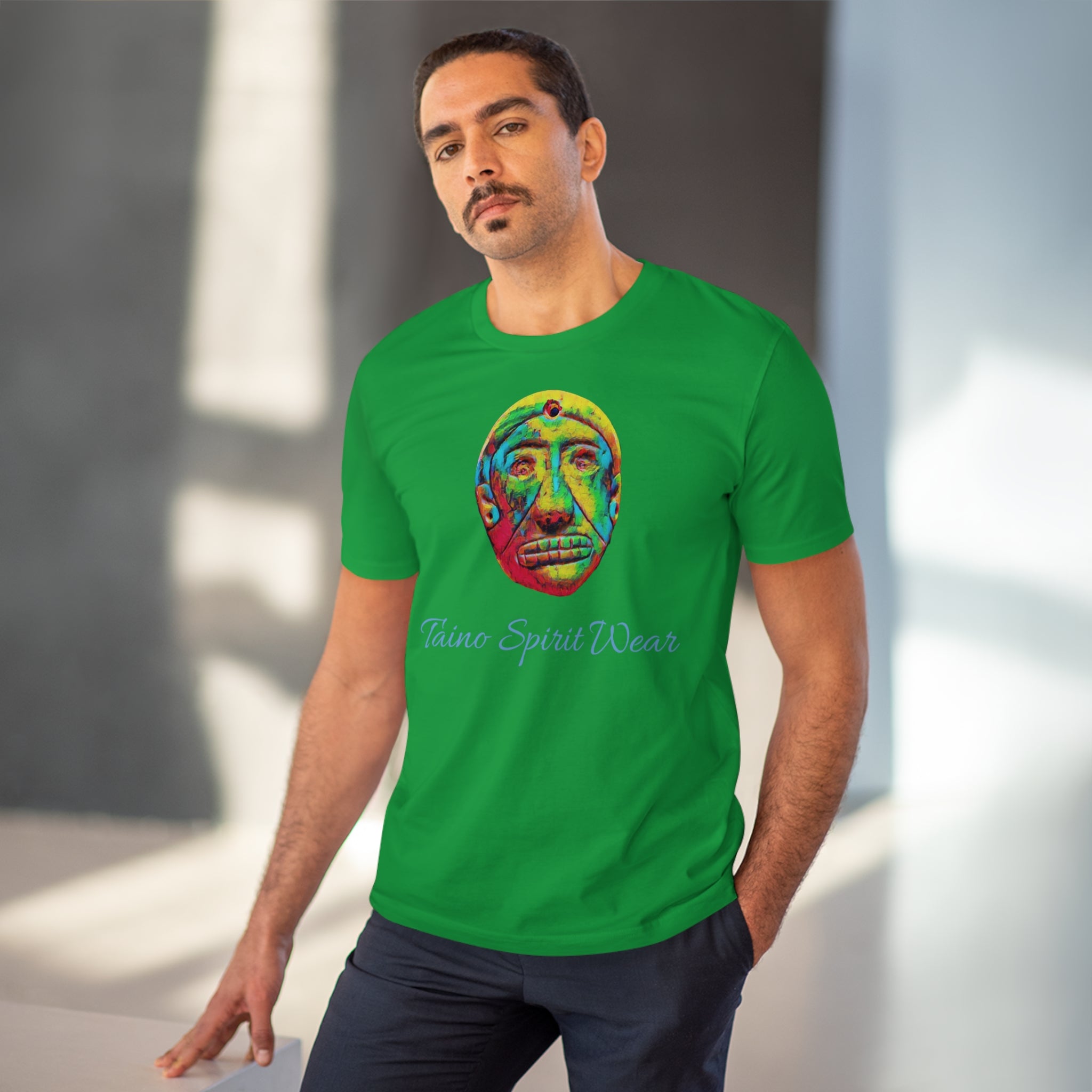 Taino Multicolored Artifact Organic Creator T-shirt - Unisex