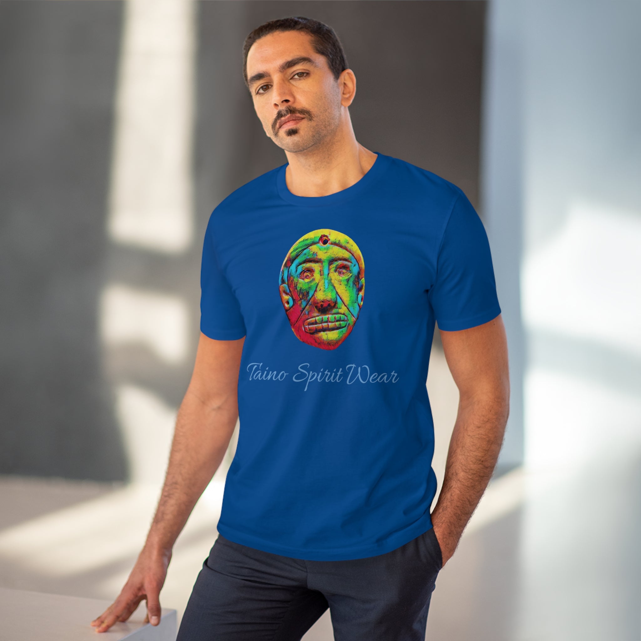 Taino Multicolored Artifact Organic Creator T-shirt - Unisex