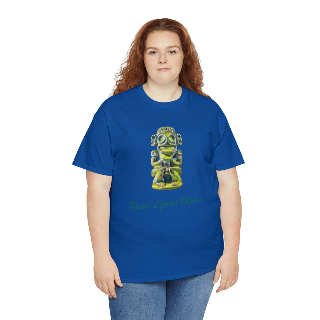 Taino Green Zemi Unisex Heavy Cotton Tee