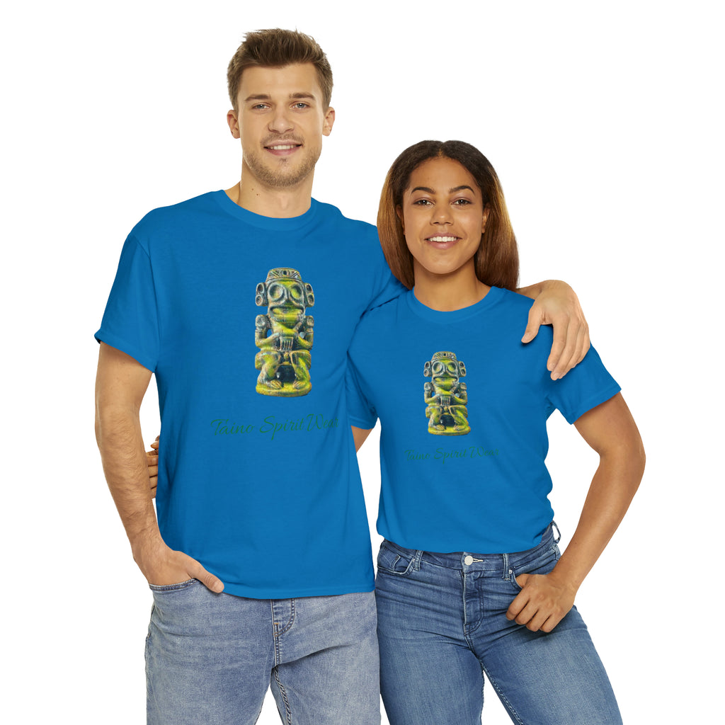 Taino Green Zemi Unisex Heavy Cotton Tee