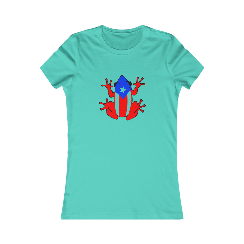 Puerto Rican Flag Coqui Women's Favorite Tee