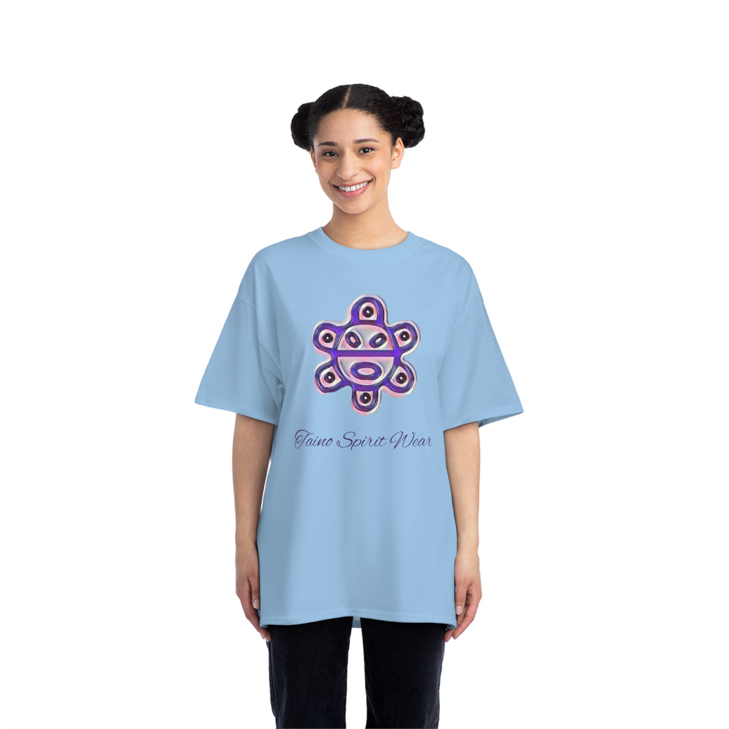 Purple Taino Sun Beefy-T®  Short-Sleeve T-Shirt