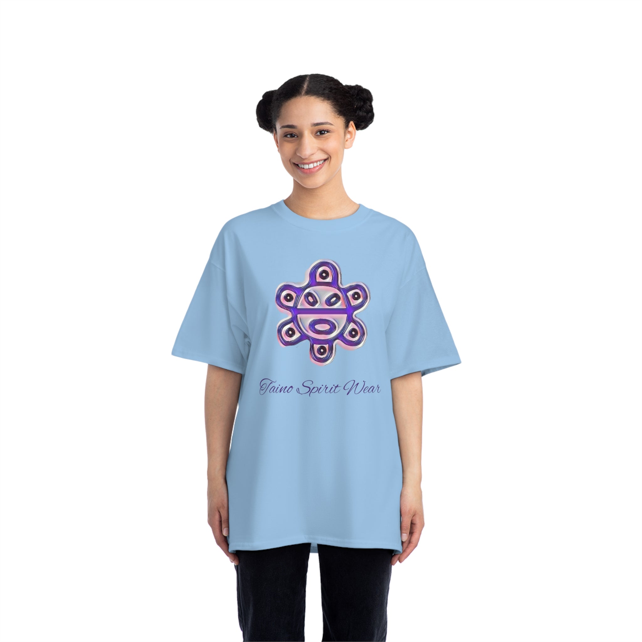 Purple Taino Sun Beefy-T®  Short-Sleeve T-Shirt
