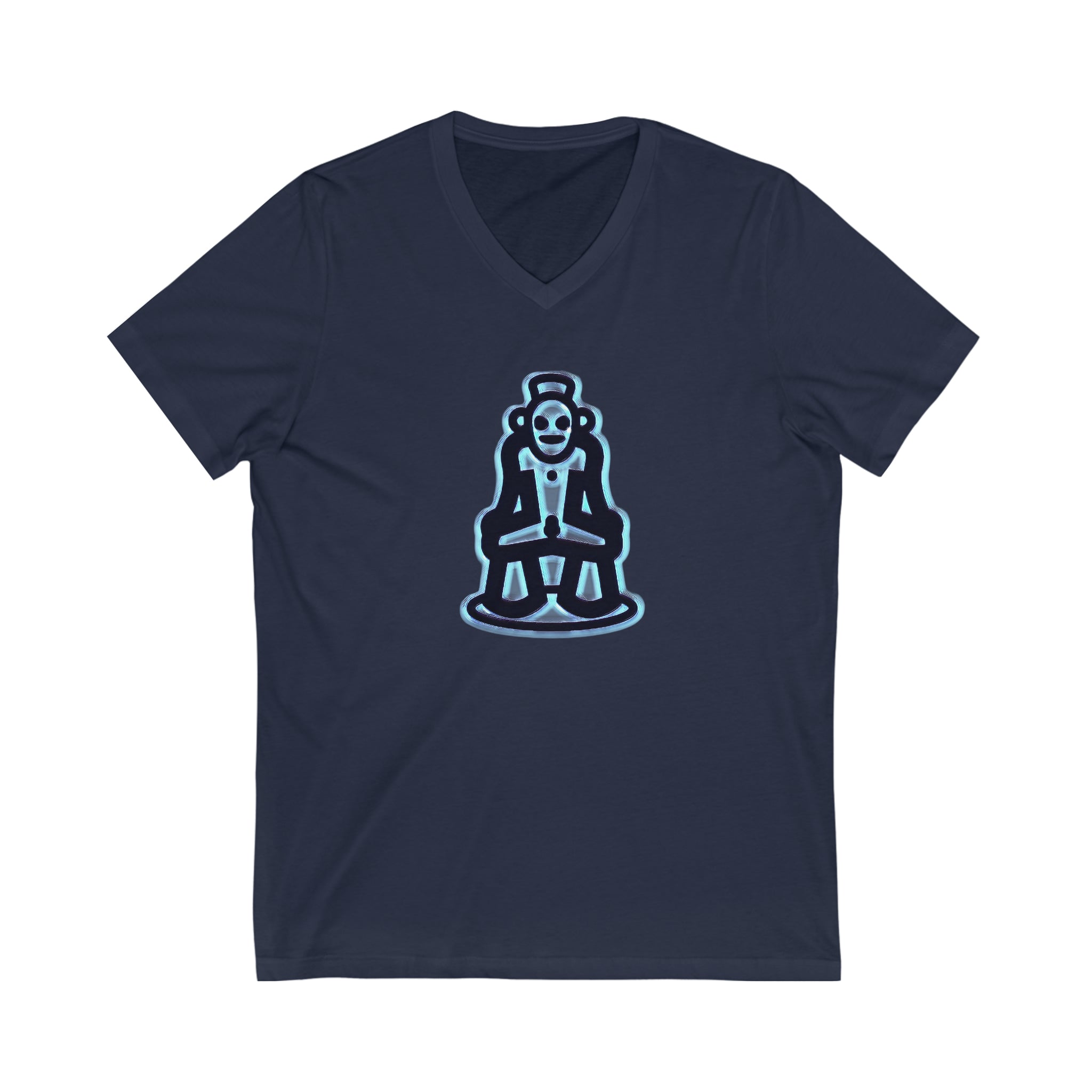 Taino Symbolism Unisex Jersey Short Sleeve V-Neck Tee
