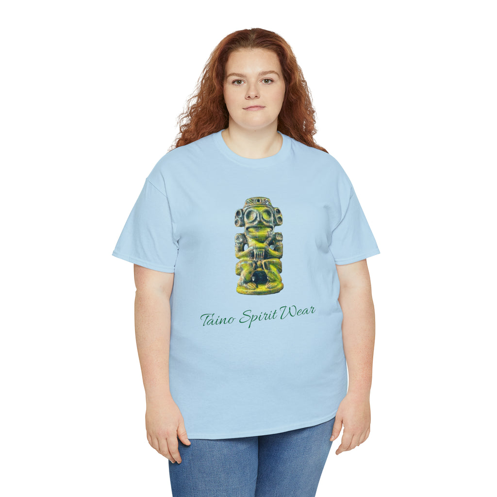 Taino Green Zemi Unisex Heavy Cotton Tee