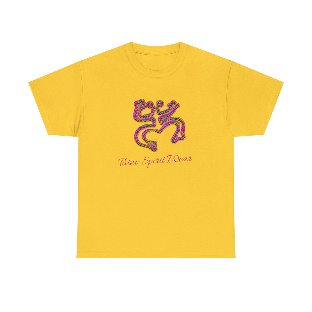 Taino/Puerto Rican Red Coqui Unisex Heavy Cotton Tee