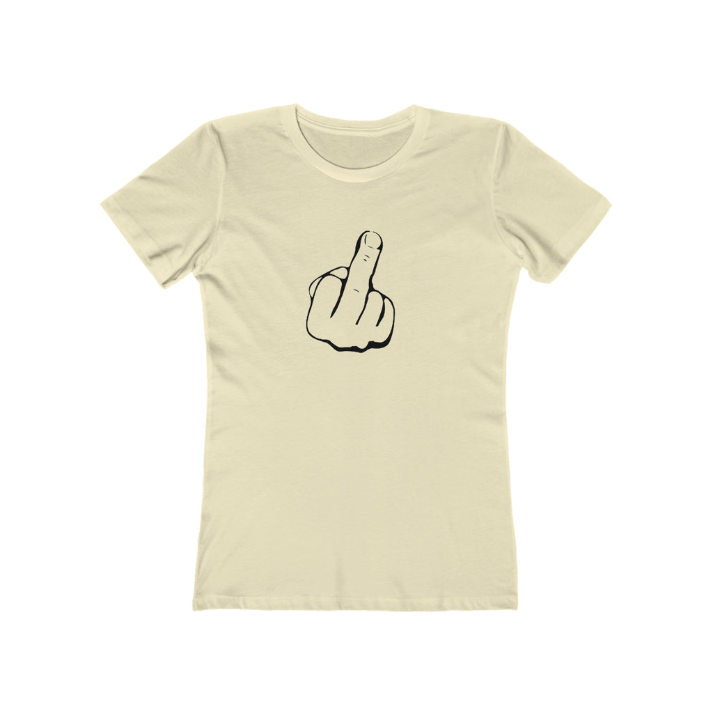 The Middle Finger Women's The Boyfriend Tee