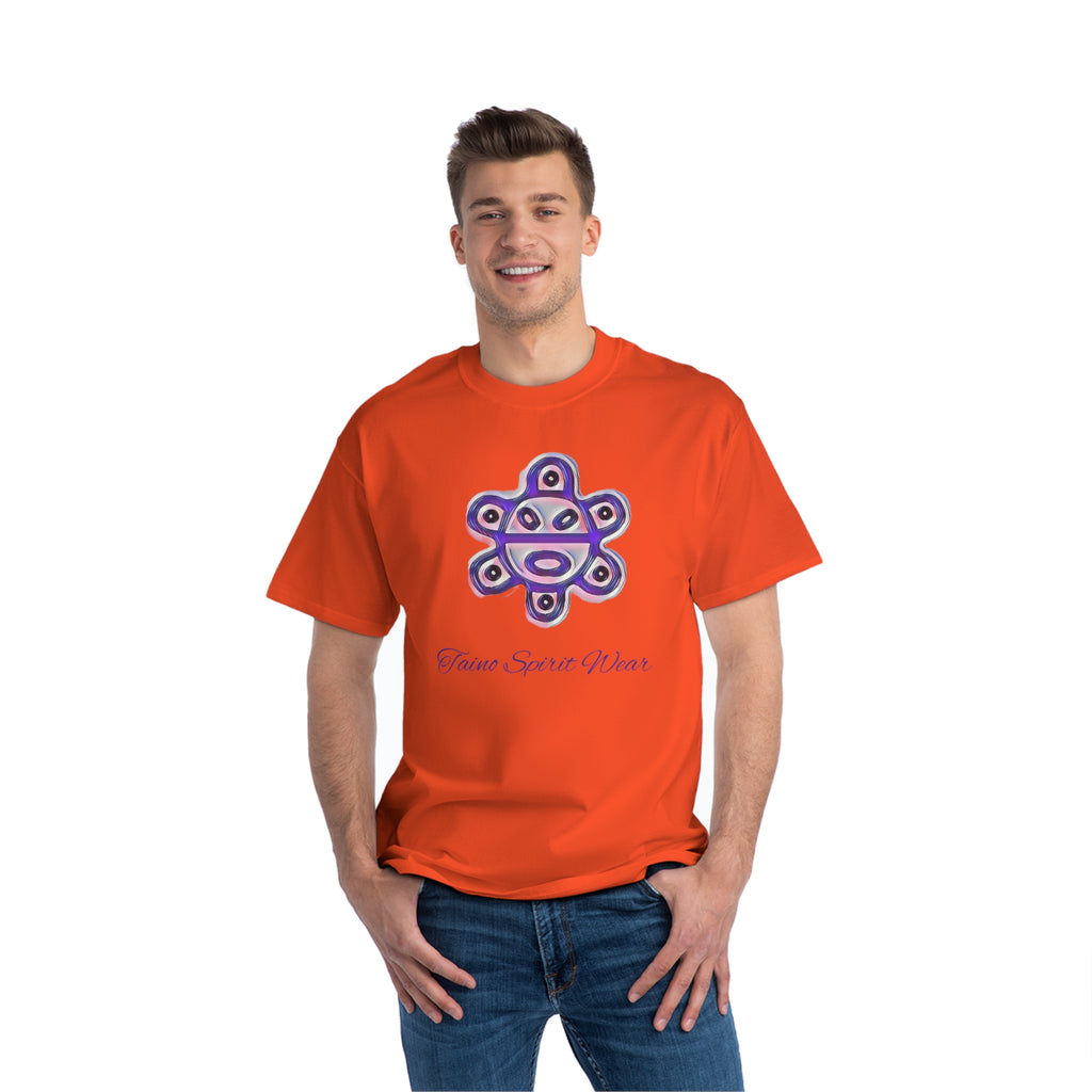 Purple Taino Sun Beefy-T®  Short-Sleeve T-Shirt