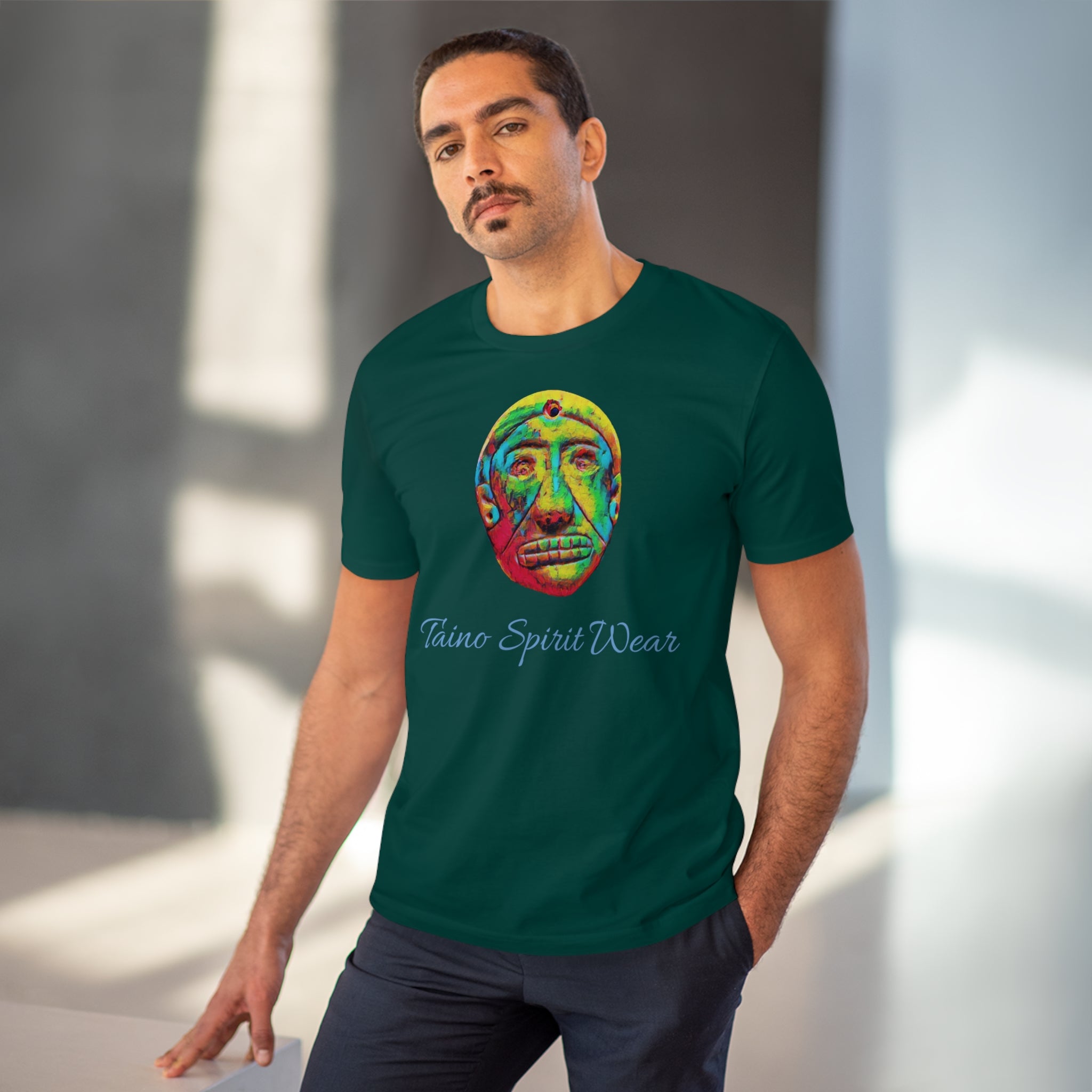 Taino Multicolored Artifact Organic Creator T-shirt - Unisex