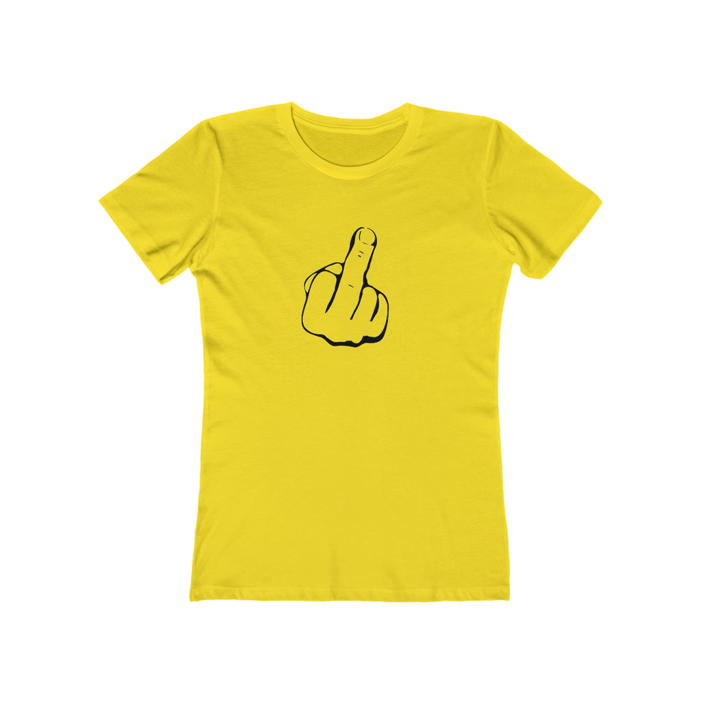 The Middle Finger Women's The Boyfriend Tee