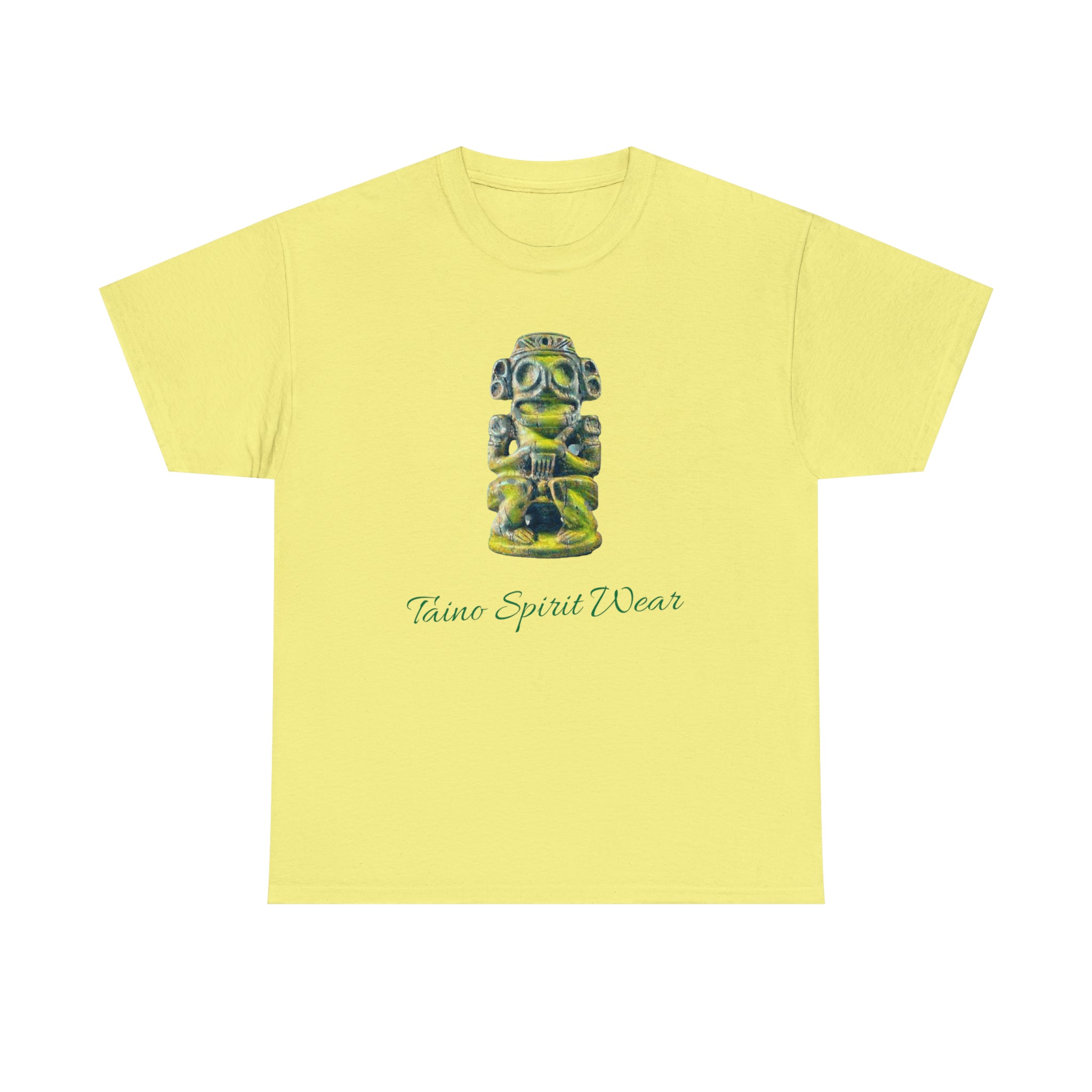 Taino Green Zemi Unisex Heavy Cotton Tee