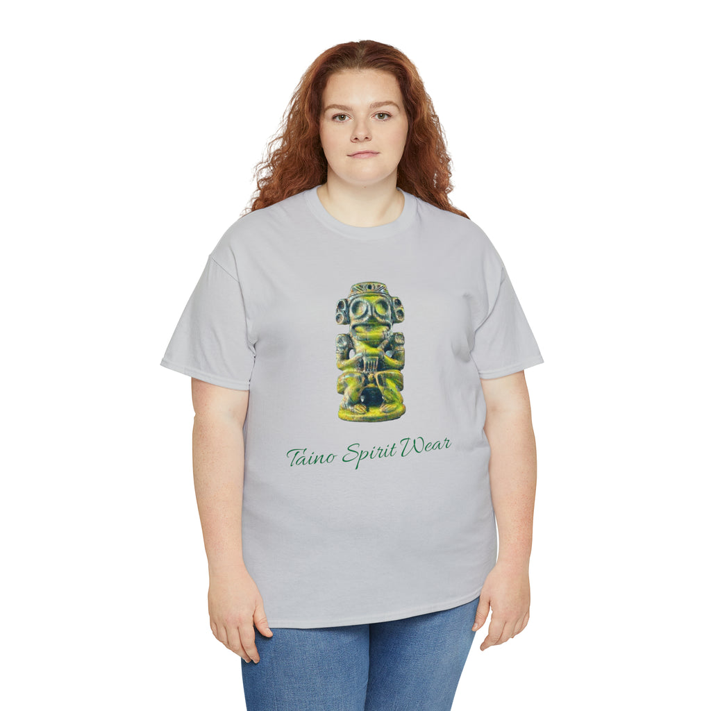 Taino Green Zemi Unisex Heavy Cotton Tee