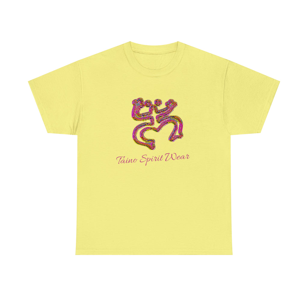 Taino/Puerto Rican Red Coqui Unisex Heavy Cotton Tee