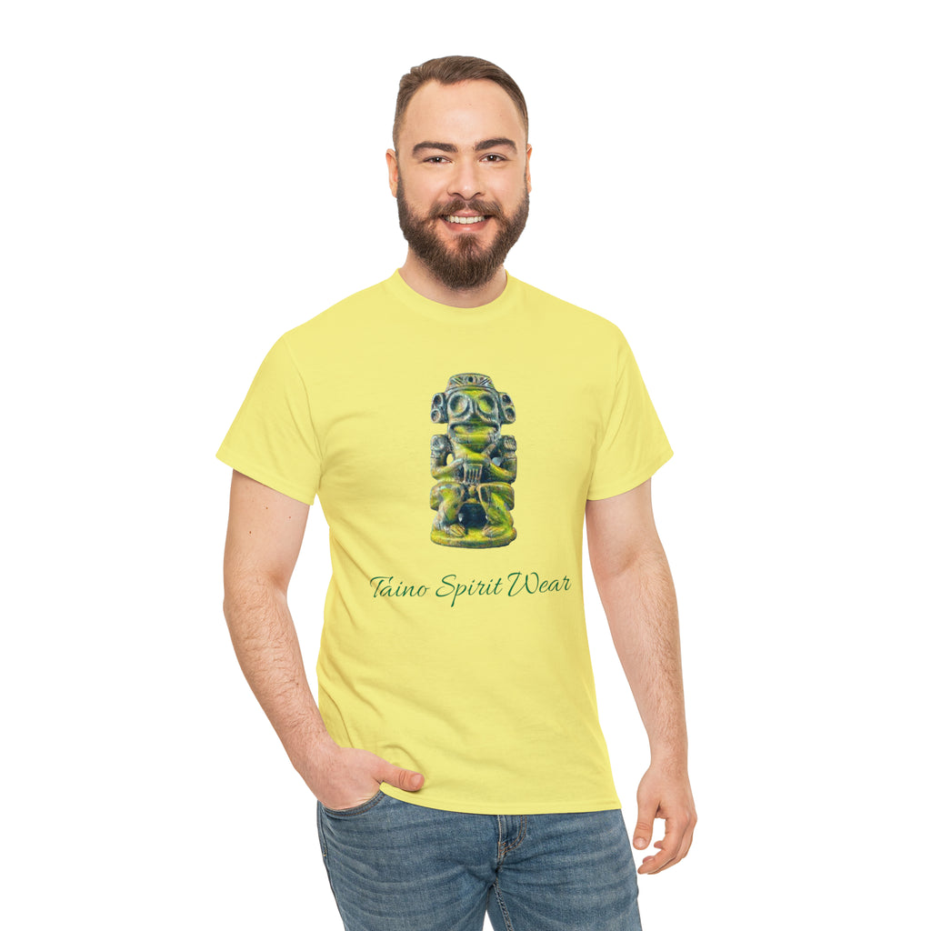 Taino Green Zemi Unisex Heavy Cotton Tee