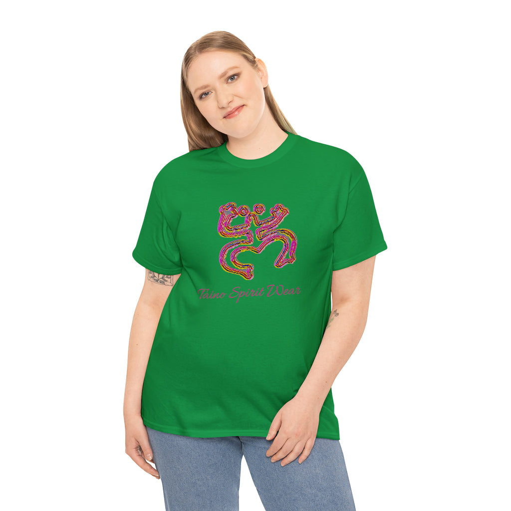 Taino/Puerto Rican Red Coqui Unisex Heavy Cotton Tee