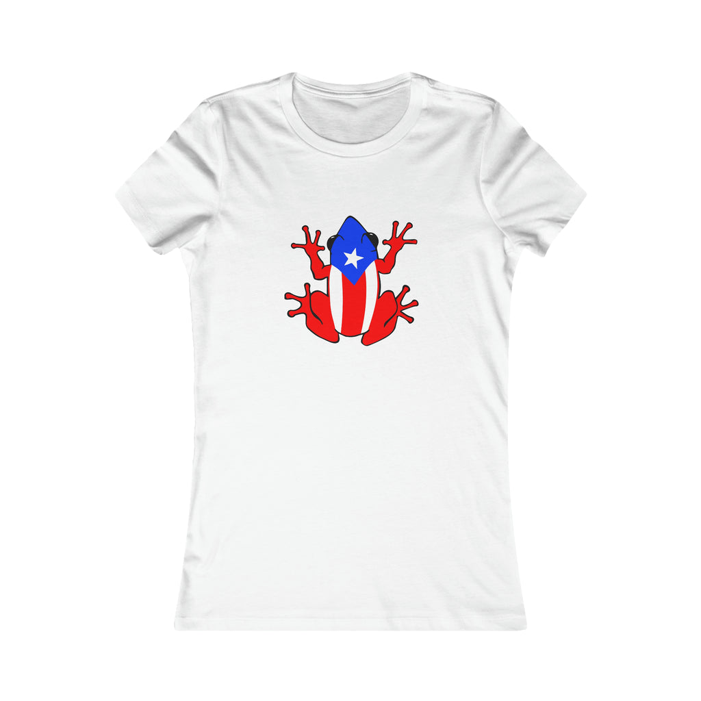 Puerto Rican Flag Coqui Women's Favorite Tee