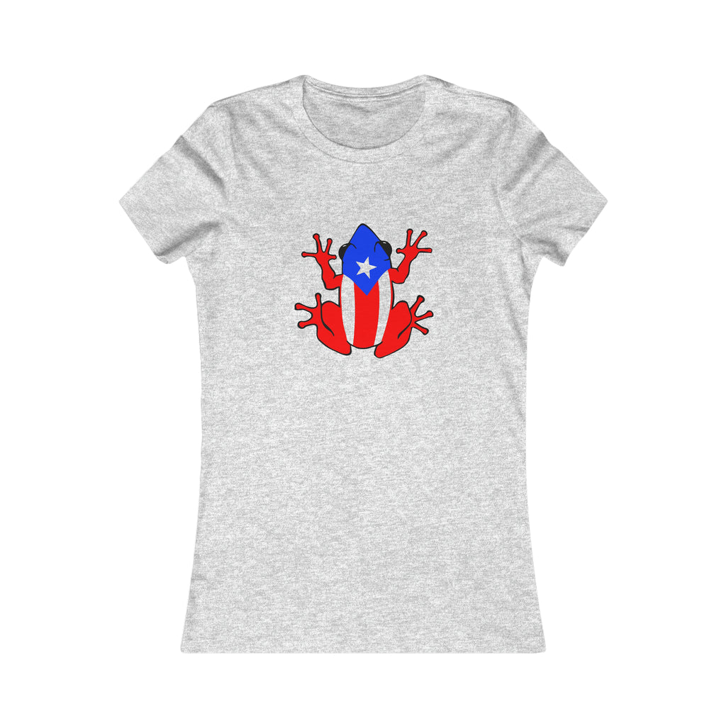 Puerto Rican Flag Coqui Women's Favorite Tee