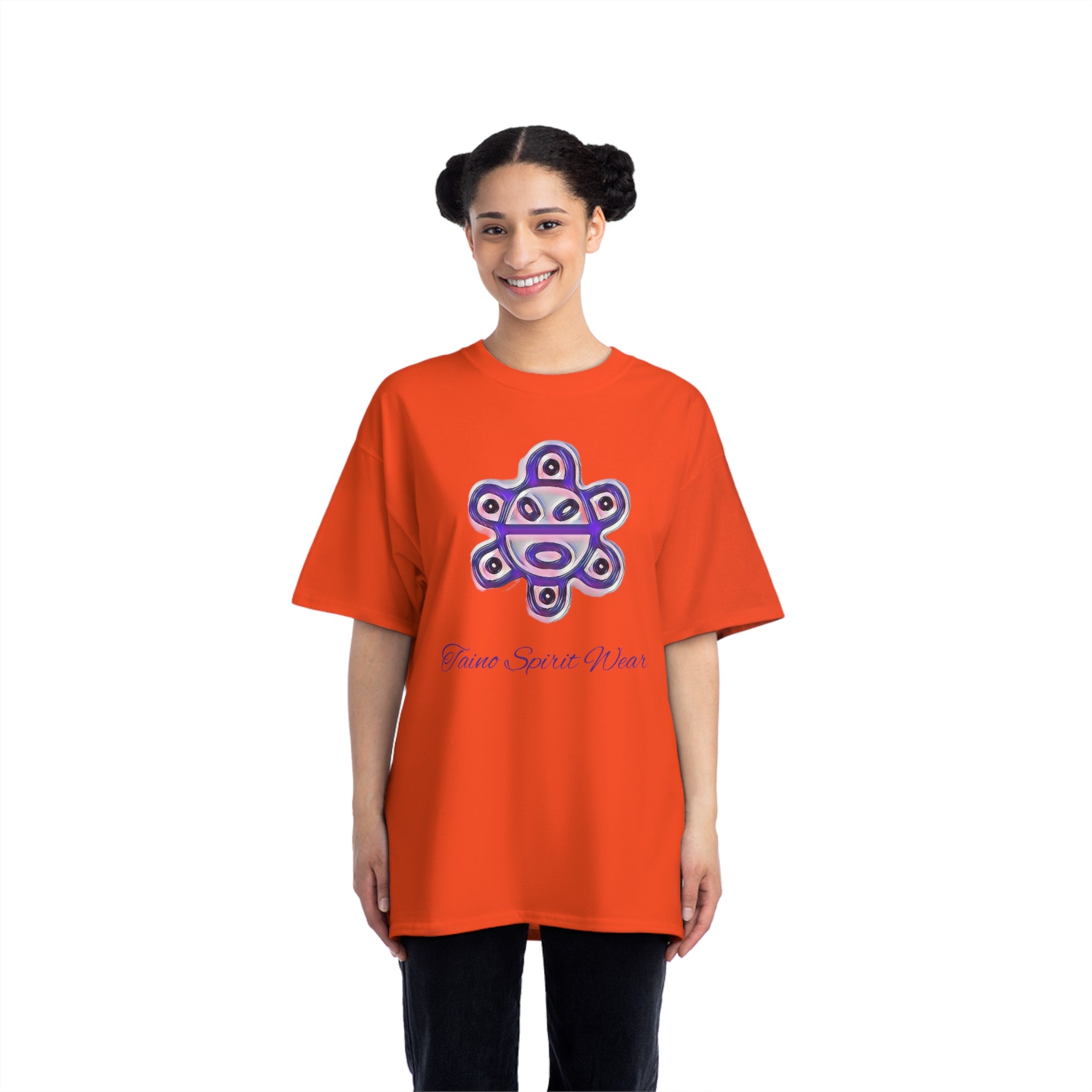 Purple Taino Sun Beefy-T®  Short-Sleeve T-Shirt