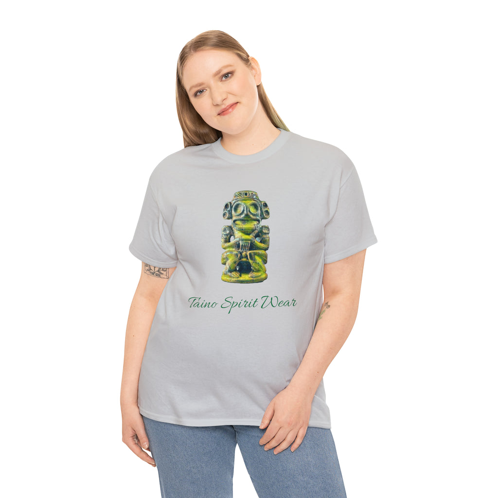 Taino Green Zemi Unisex Heavy Cotton Tee