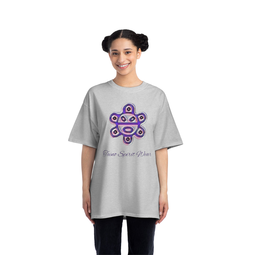 Purple Taino Sun Beefy-T®  Short-Sleeve T-Shirt