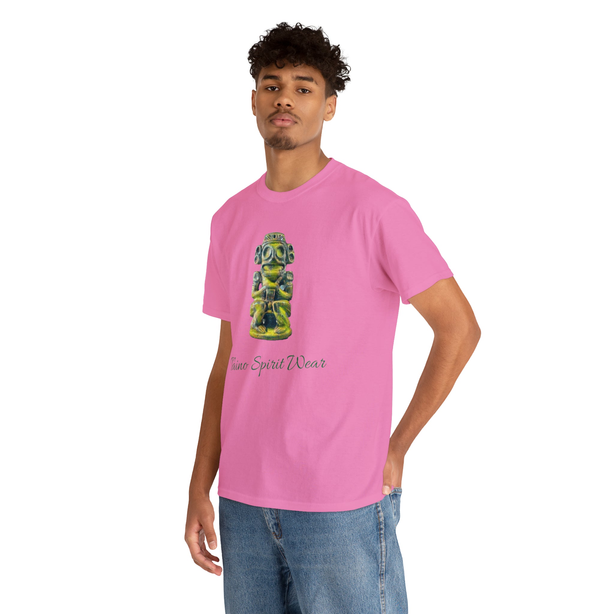 Taino Green Zemi Unisex Heavy Cotton Tee
