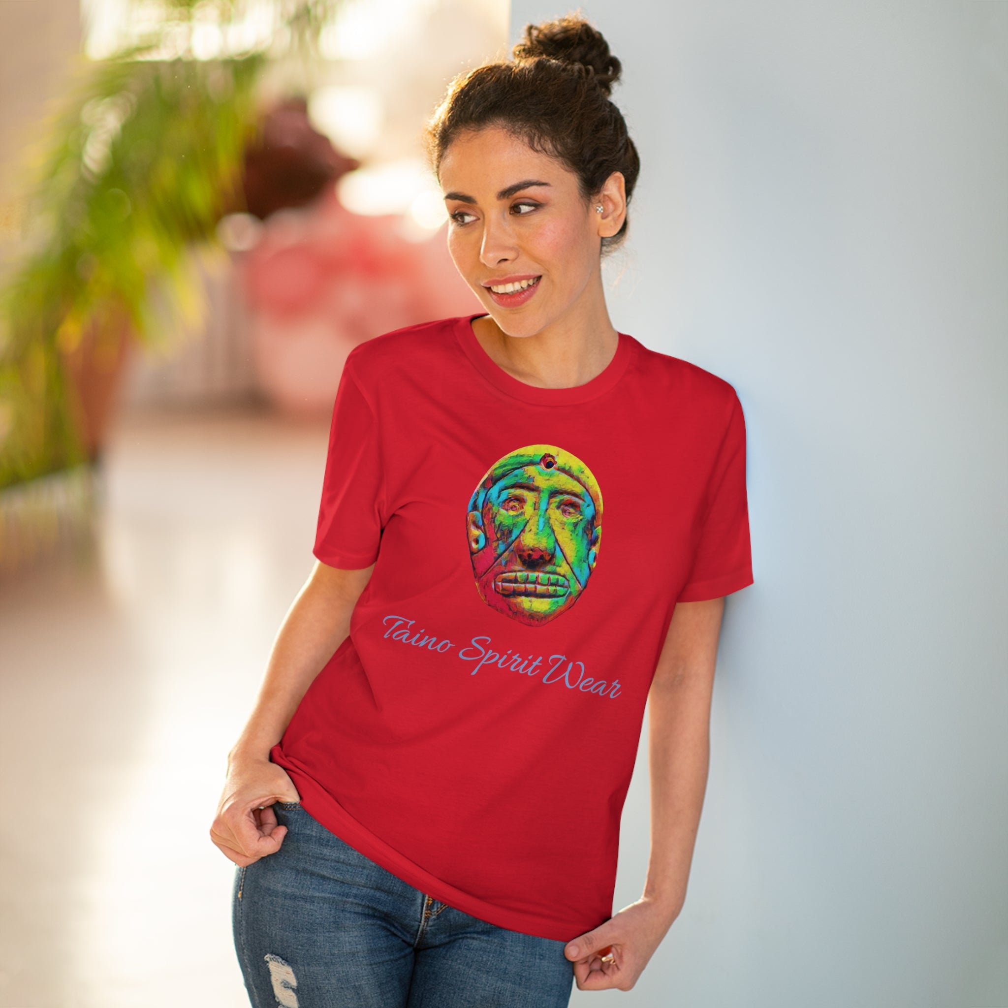 Taino Multicolored Artifact Organic Creator T-shirt - Unisex