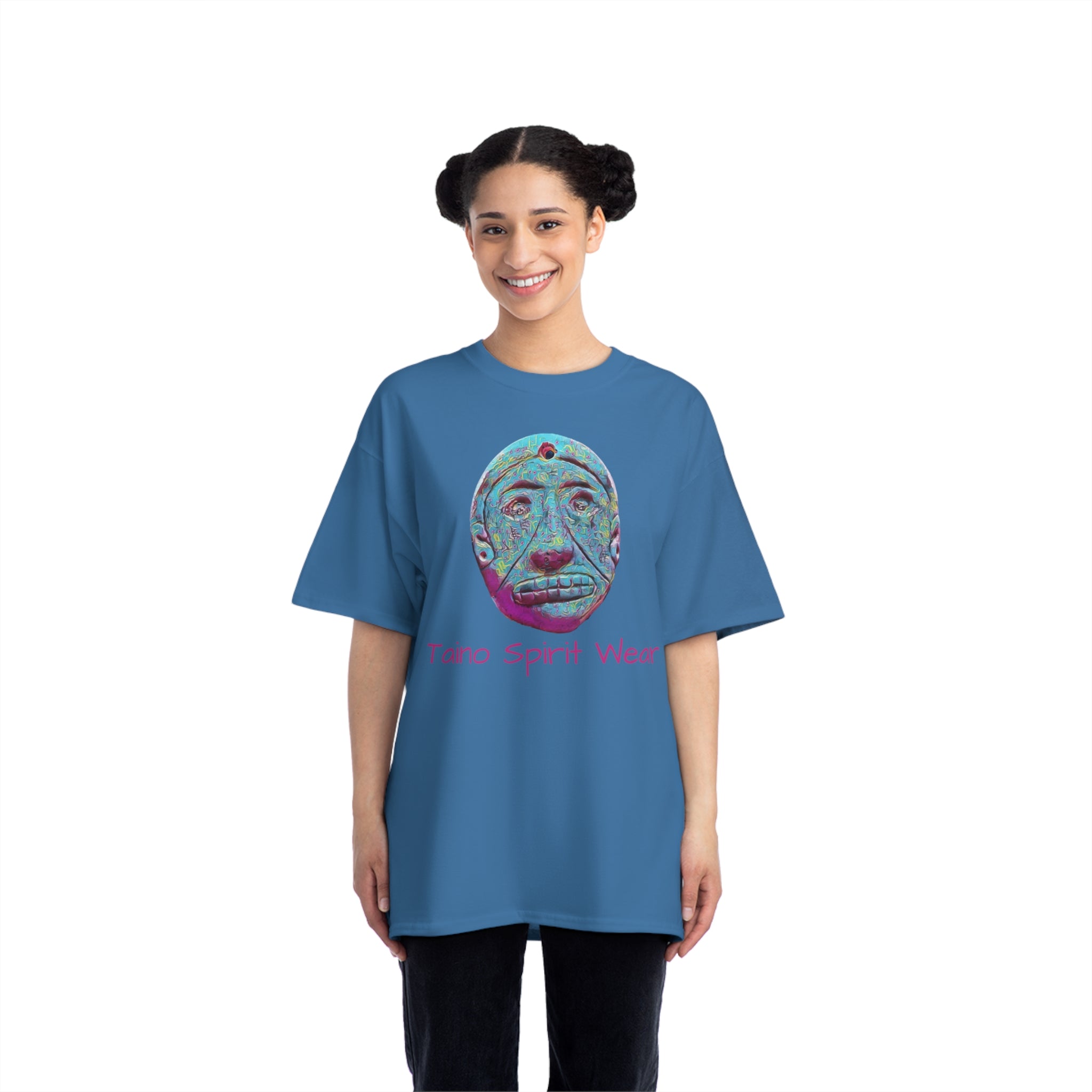 Blue Taino Artifact Beefy-T®  Short-Sleeve T-Shirt