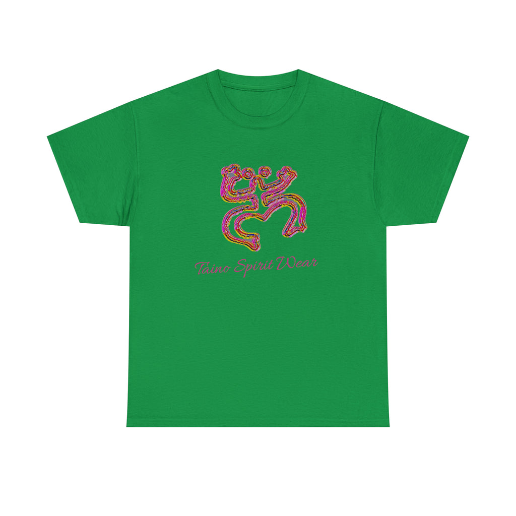 Taino/Puerto Rican Red Coqui Unisex Heavy Cotton Tee