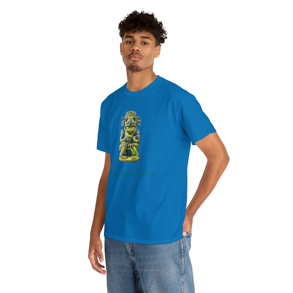 Taino Green Zemi Unisex Heavy Cotton Tee