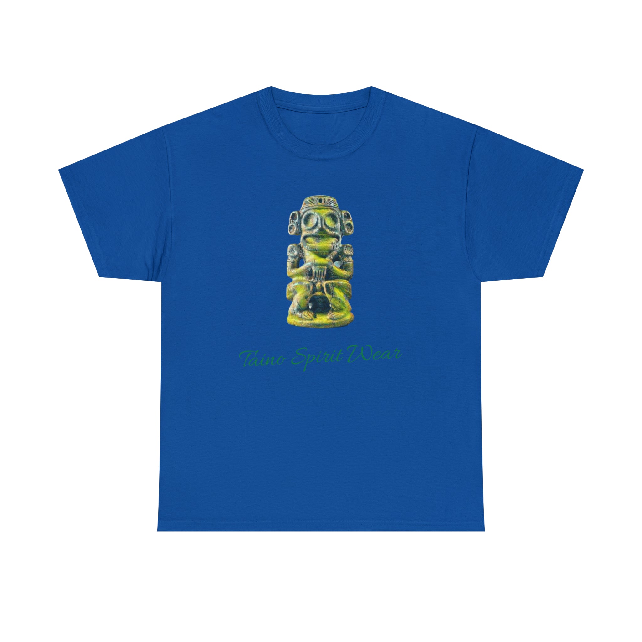 Taino Green Zemi Unisex Heavy Cotton Tee