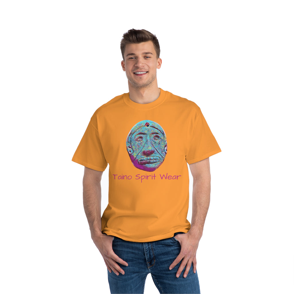 Blue Taino Artifact Beefy-T®  Short-Sleeve T-Shirt