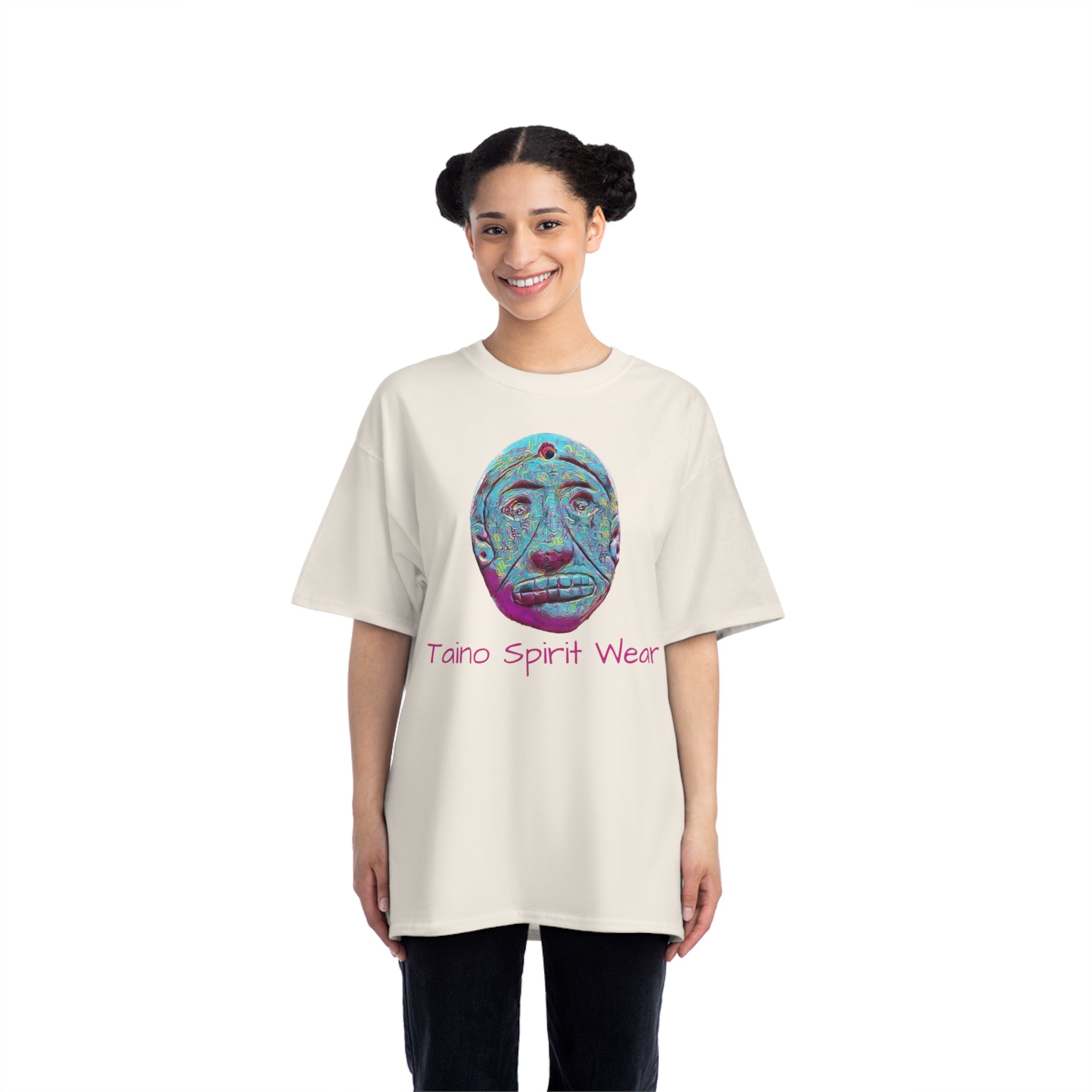 Blue Taino Artifact Beefy-T®  Short-Sleeve T-Shirt
