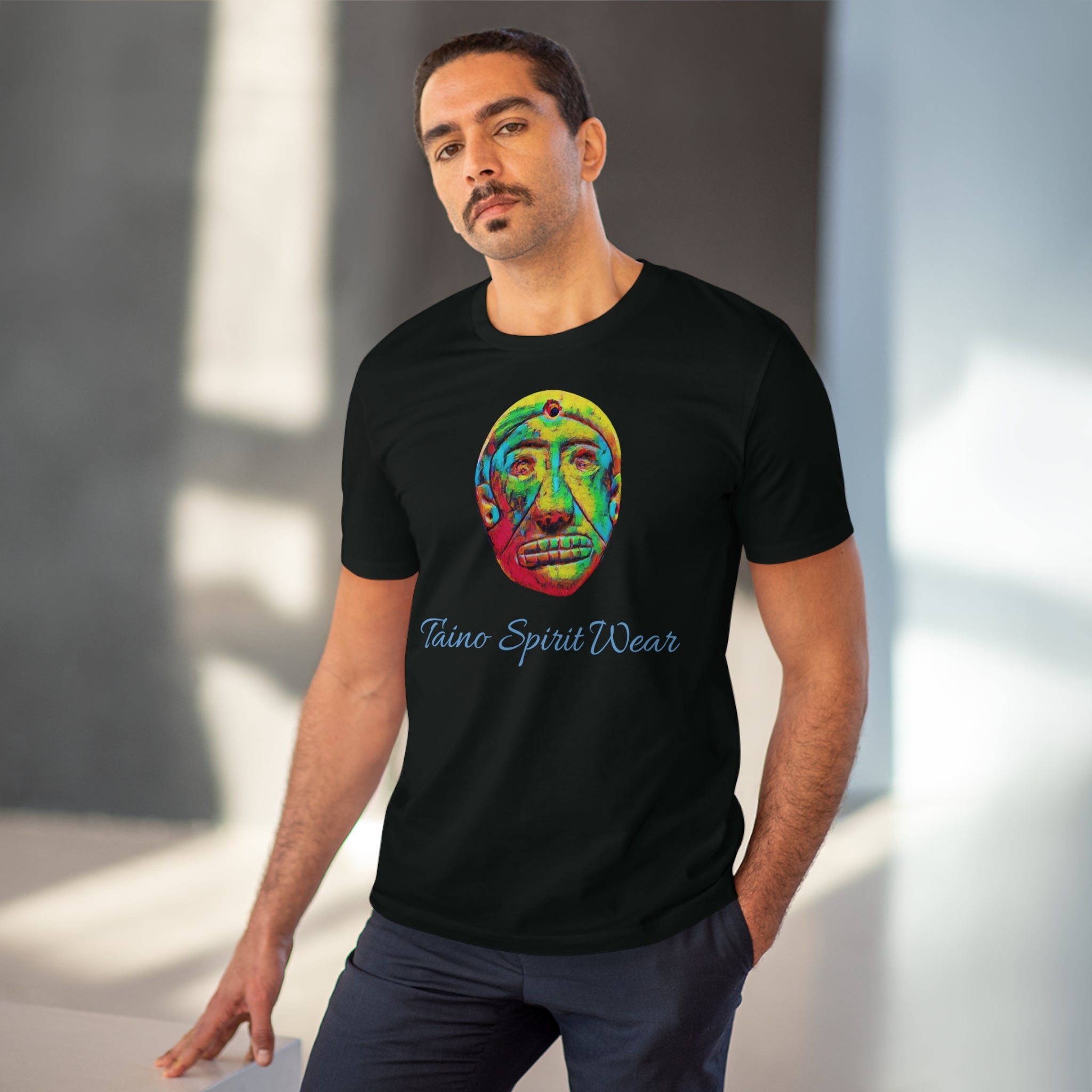 Taino Multicolored Artifact Organic Creator T-shirt - Unisex