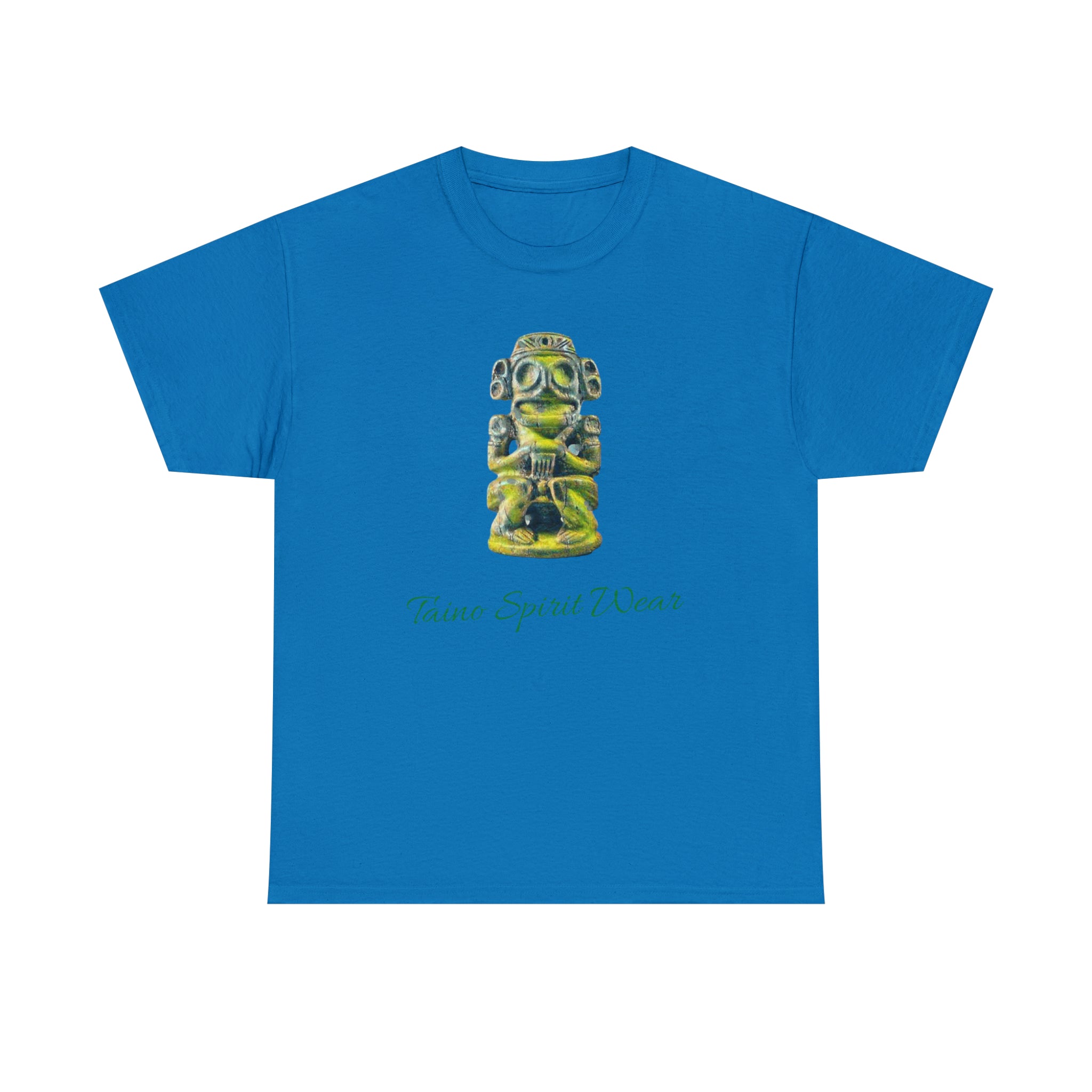Taino Green Zemi Unisex Heavy Cotton Tee