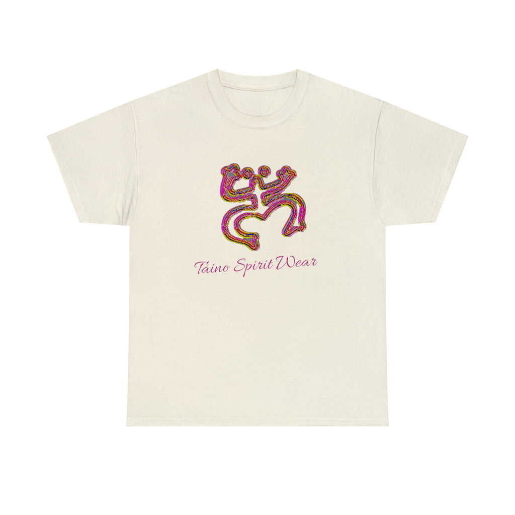 Taino/Puerto Rican Red Coqui Unisex Heavy Cotton Tee