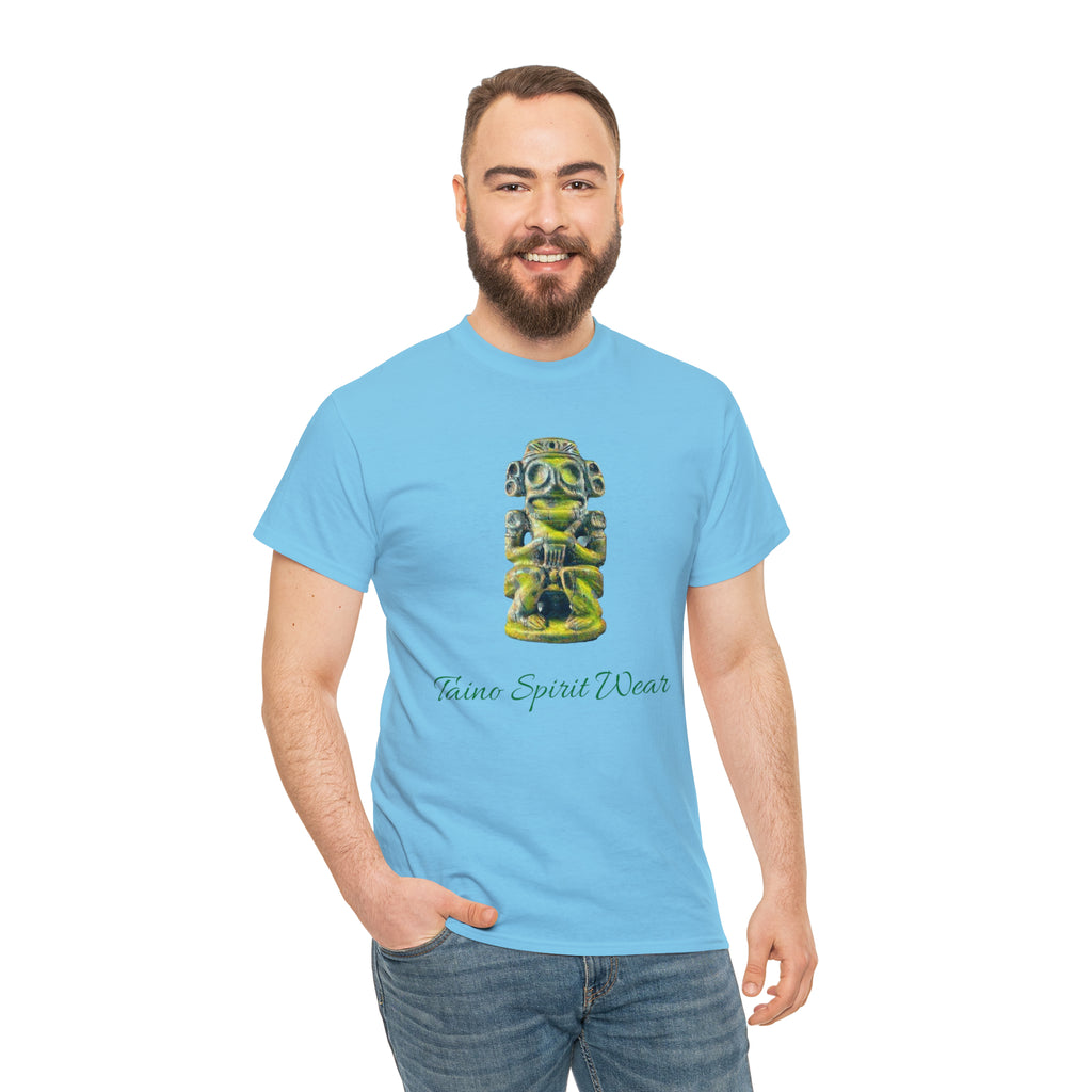 Taino Green Zemi Unisex Heavy Cotton Tee