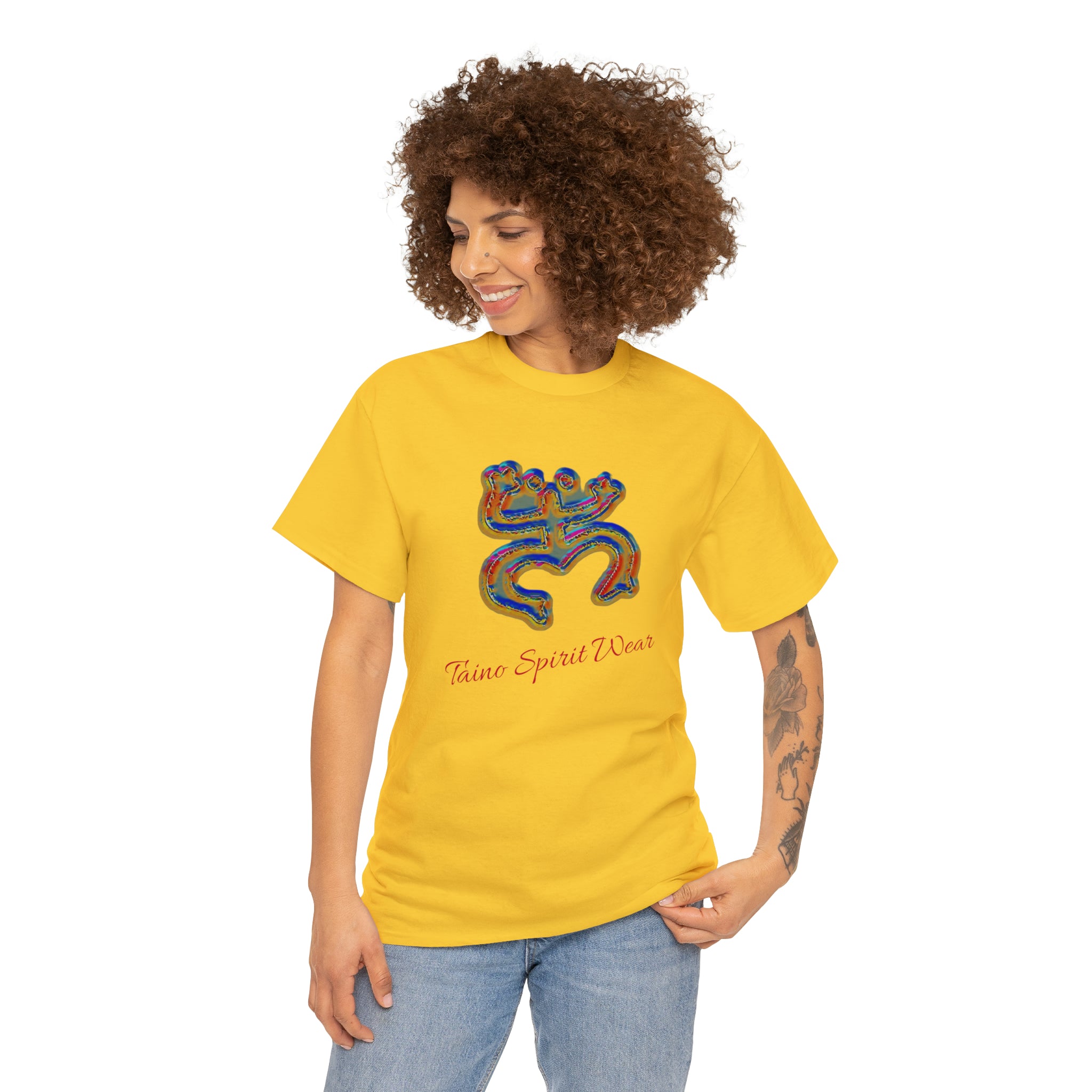 Taino/Puerto Rican Coqui Unisex Heavy Cotton Tee